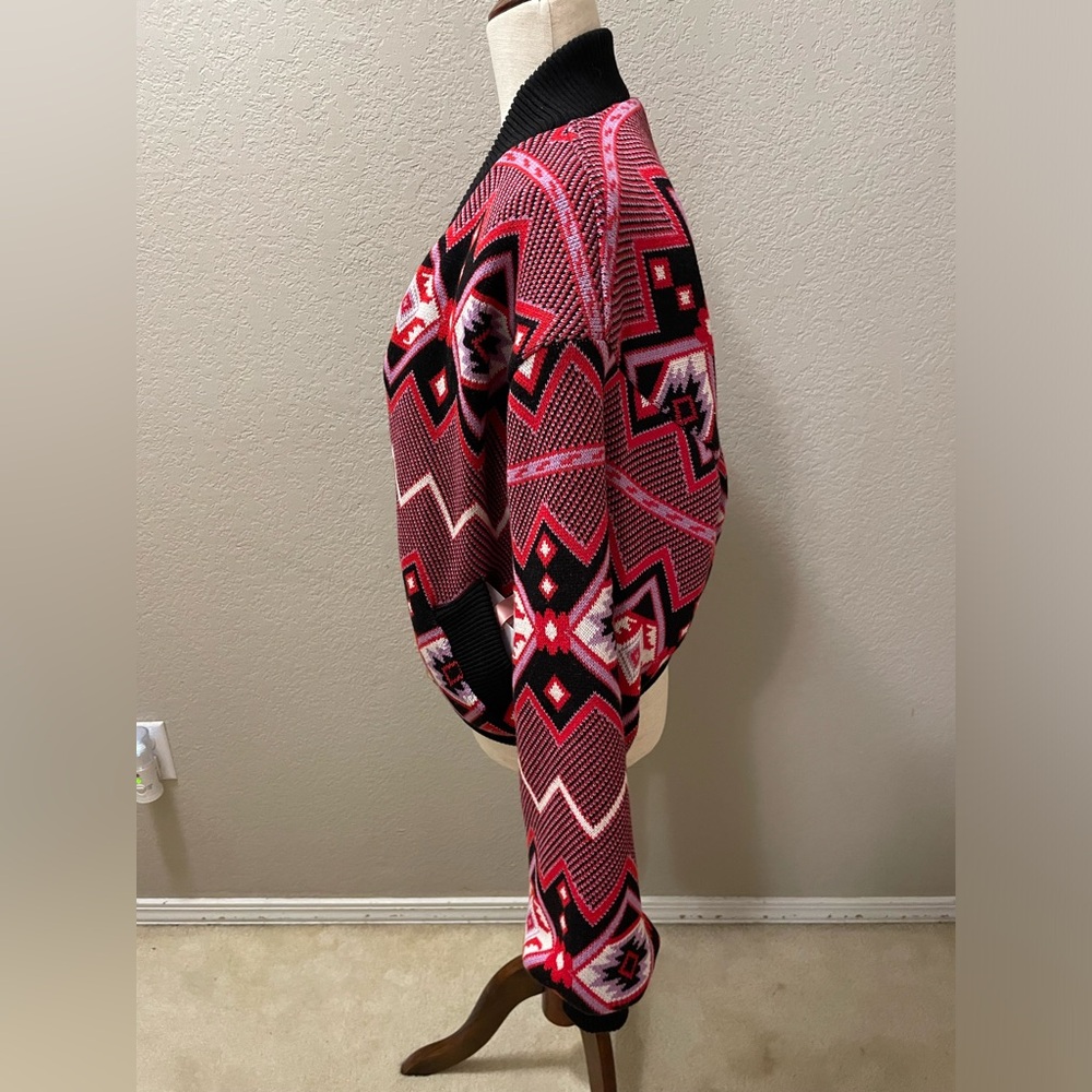 Hayley Menzies Chepstow Wool Bomber Sweater Jacket - Picture 10 of 14